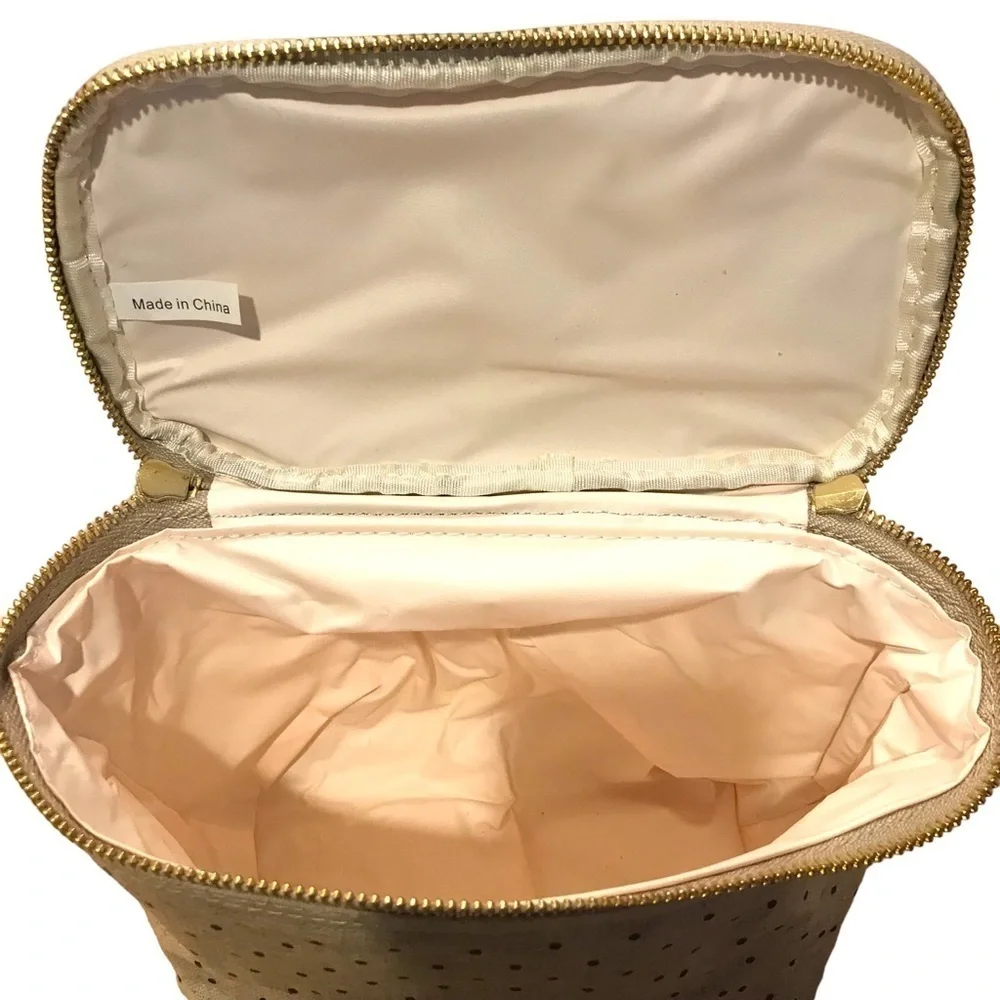 Kate Spade Out To Lunch Tote Cream Black Polka Dot